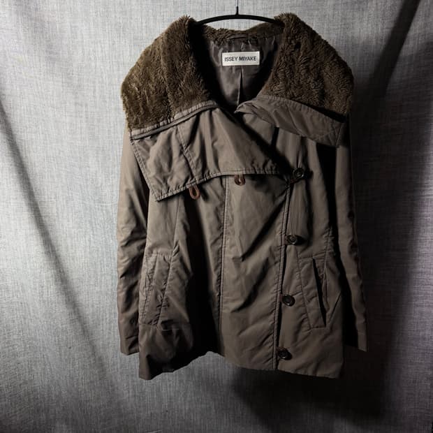 이세이미야케 비대칭사선 윈터 점퍼
