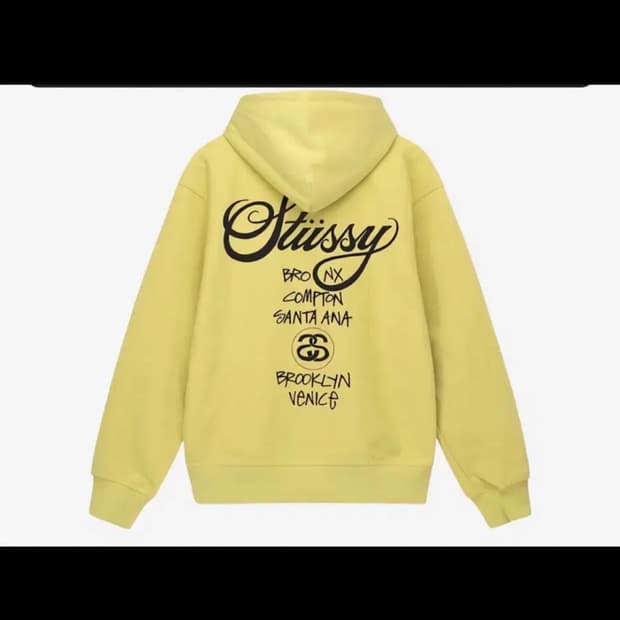 스투시 월드투어 후드집업 