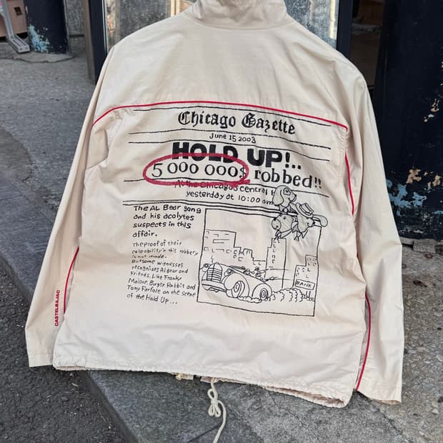 90s 카스텔바작 스포츠 팝아트 자켓 