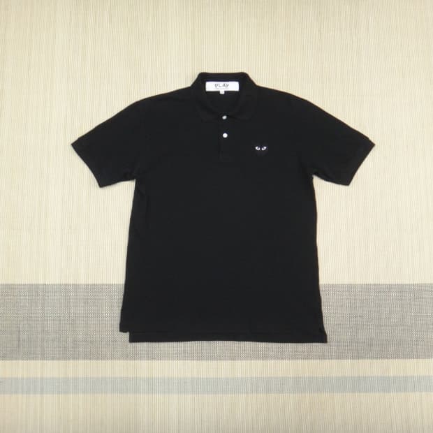 (XL) 꼼데가르송 AX-T066-051 하트 와펜 폴로