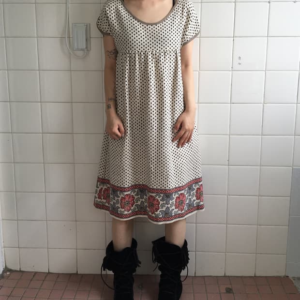 Dot pattern onepiece