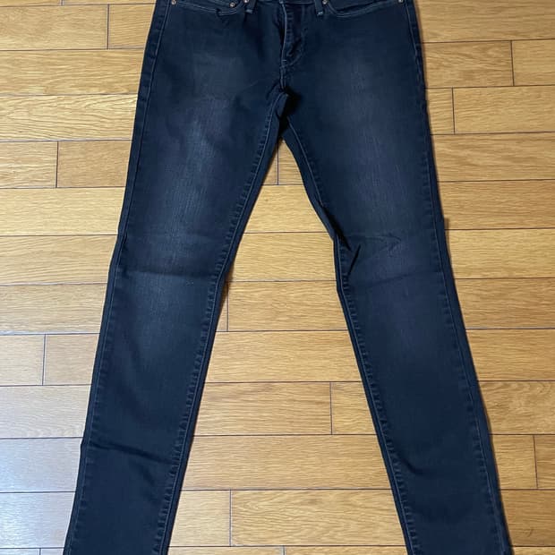 리바이스 흑청 스키니진 27