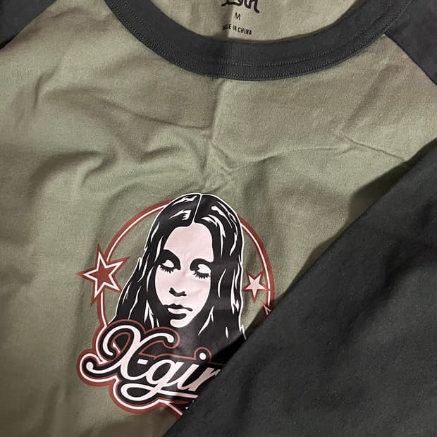 엑스걸 xgirl 래글런 롱슬리브
