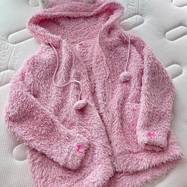 토끼 후드집업 세트