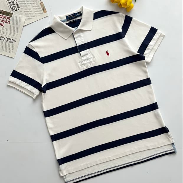 Polo 폴로랄프로렌 스트라이프 럭비티