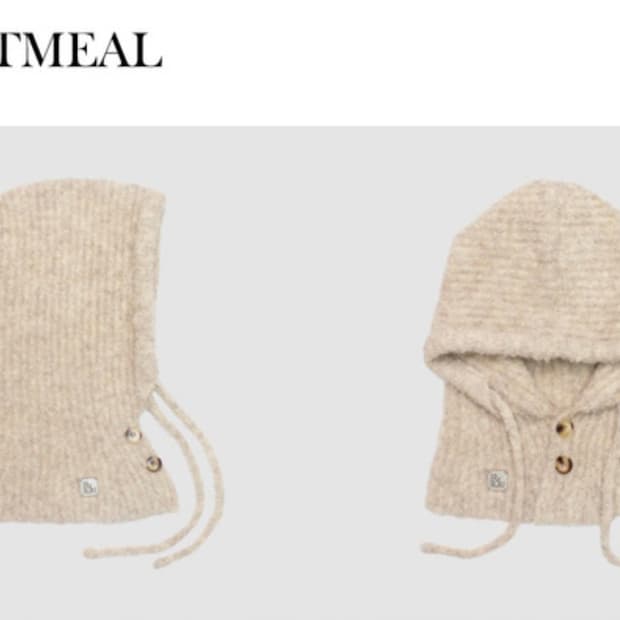 라주 스너그 부클레 바라클라바 오트밀 라이즈 원빈 손민수