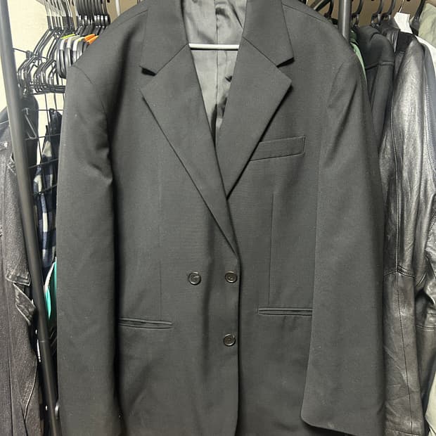 무신사 유아인 콜라보 울 블레이져