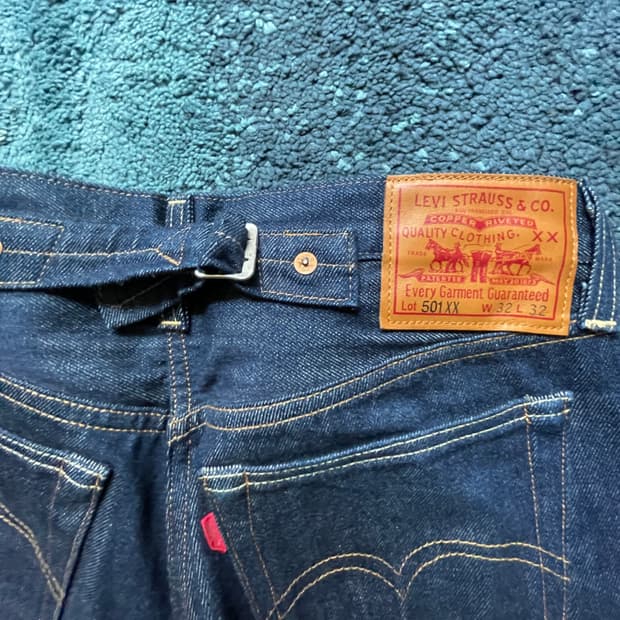 리바이스 lvc 37501 생지데님 32x32