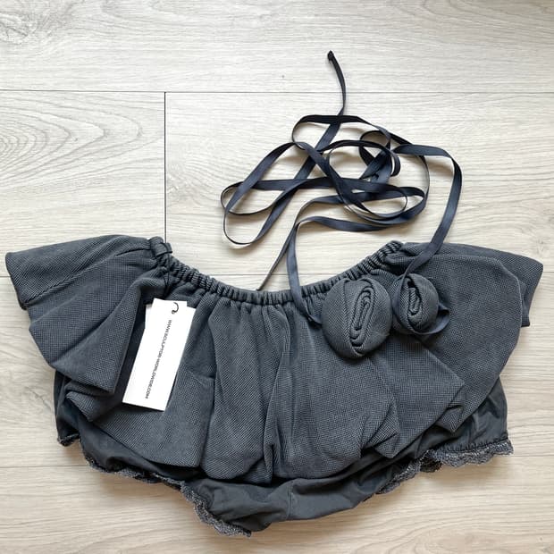 새상품 2 Washed Rose Bloomer Skort Charcoal