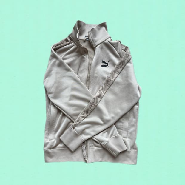 puma beige track jacket 빈티지 트랙탑
