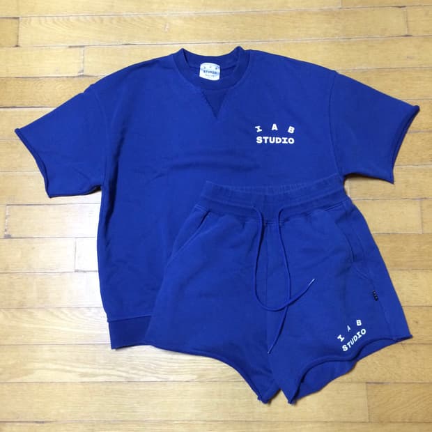 Iab 아이앱스튜디오 빈지노 반팔스웻셔츠셋업