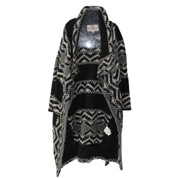 디젤 니트 케이프 후드 가디건