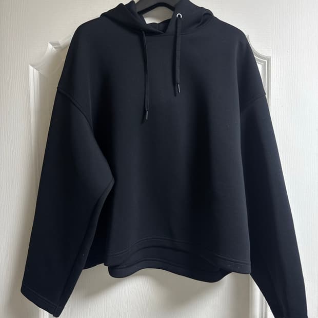 유니클로 여성 네오플랜 후드티 블랙 xl