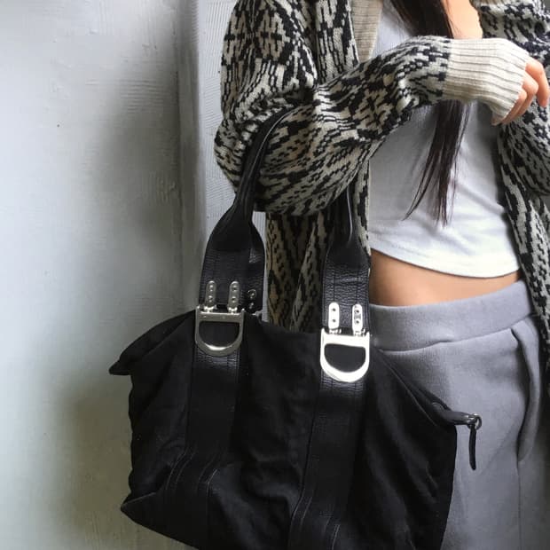 Dior 크리스챤 디올 D링 나일론 토트백 