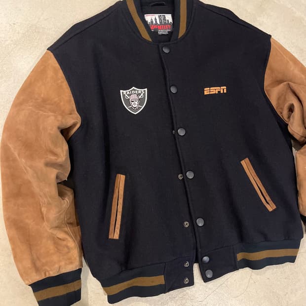 빈티지 레이더스 울 바시티 XL