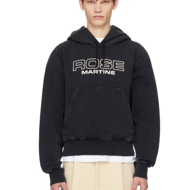 [L] 마틴로즈 슈렁큰 크롭 후드티 새상품