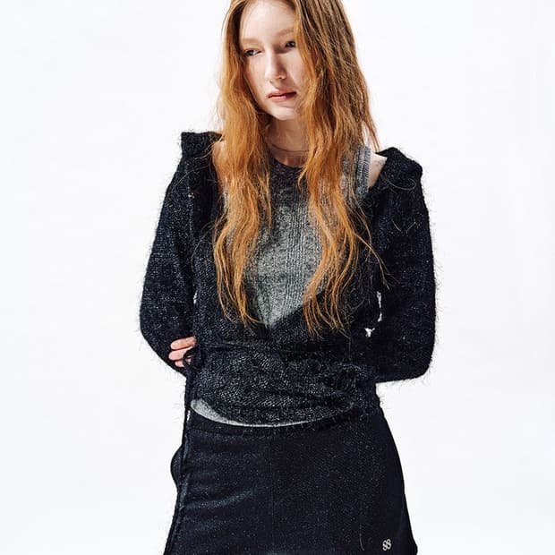 솜속 3way 세일러 가디건