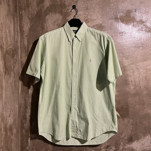 폴로랄프로렌 스트라이프 반팔 셔츠