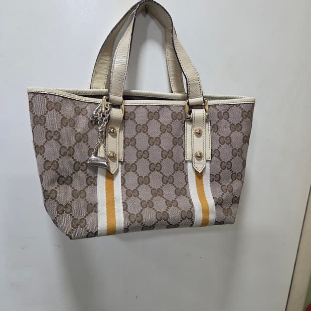 구찌 캔버스 미니 토트