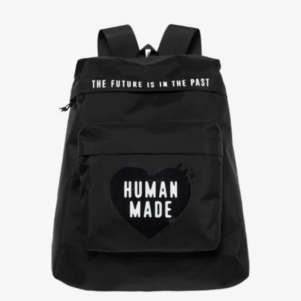 휴먼메이드 PVC 백팩 블랙