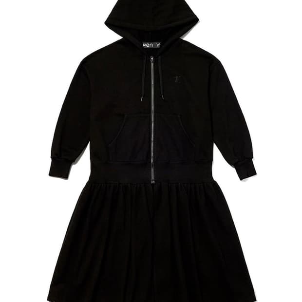 오픈와이와이 JERSEY SHIRRING HOODIE JACKET