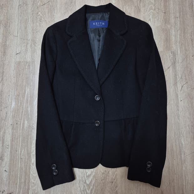 키이스 런던 모직 캐시미어 싱글 블레이저 정장자켓 82-88-155