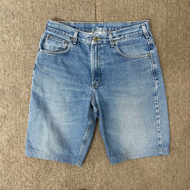 (34) Carhartt 칼하트 컷오프 데님 반바지 