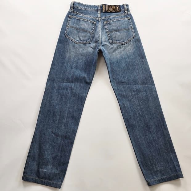 폴로랄프로렌 청바지 와이드 워싱 데님팬츠 사이즈30 R6348