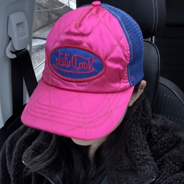 본더치 핫핑크캡