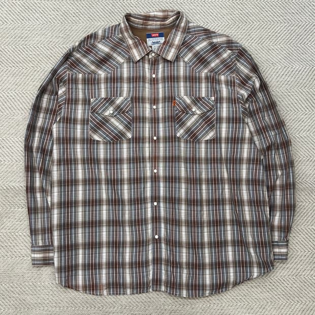 리바이스 투포켓 체크 셔츠 r2888