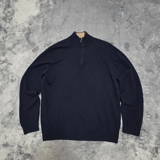 (XL)마시모두띠 캐시미어울 반집업 니트