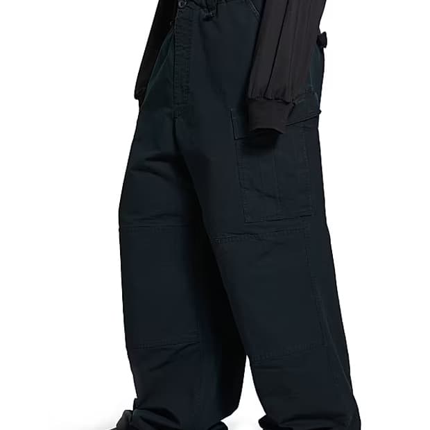 [S] 발렌시아가 라지 카고 팬츠 잉크