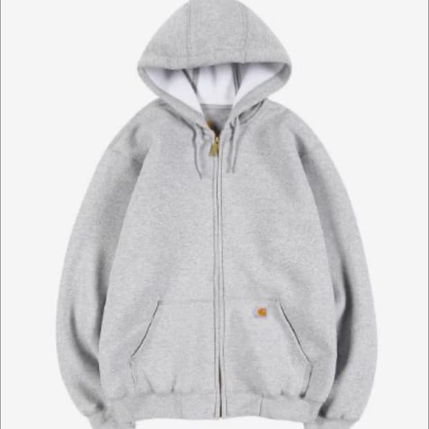 칼하트 후드집업 그레이