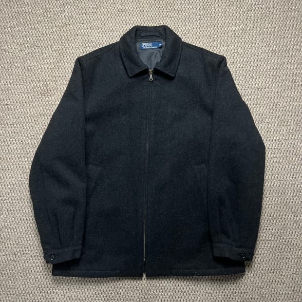 폴로 랄프로렌 울 자켓 블랙 100