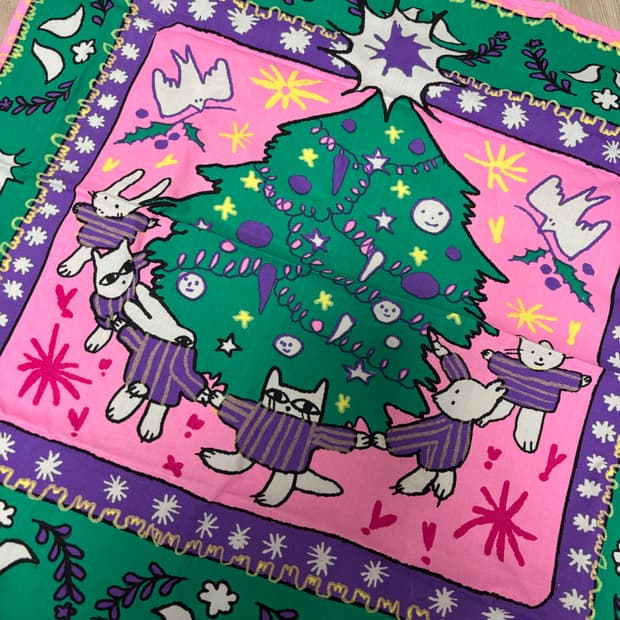 러쉬 낫랩 보자기 스카프