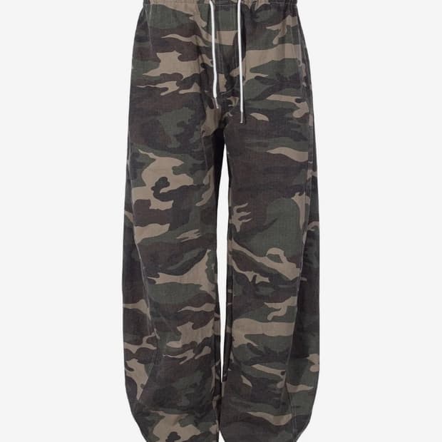 레이스 레이어드 카모팬츠