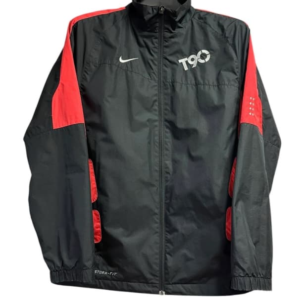 나이키 T90 스톰핏 바람막이 블랙/레드 L size