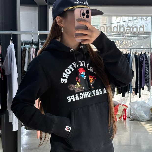베이프 x PIRATE 해적 마일로 후드집업