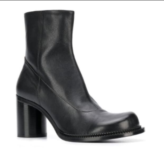 마르지엘라 청키 힐 앵클 부츠