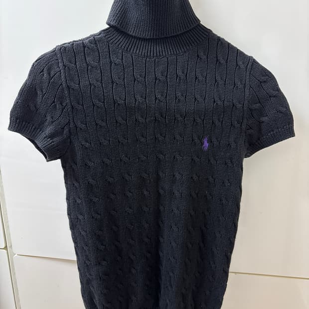 폴로 반팔 목폴라 블랙