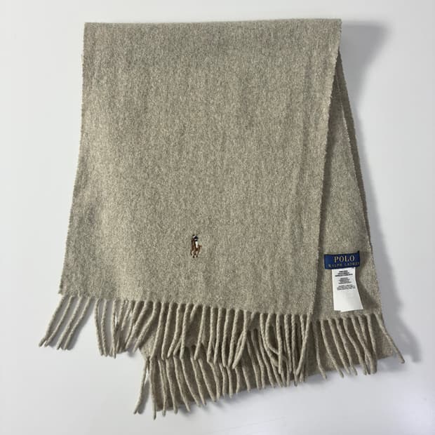 Polo  폴로 랄프로렌 시그니처 버진 울 머플러  