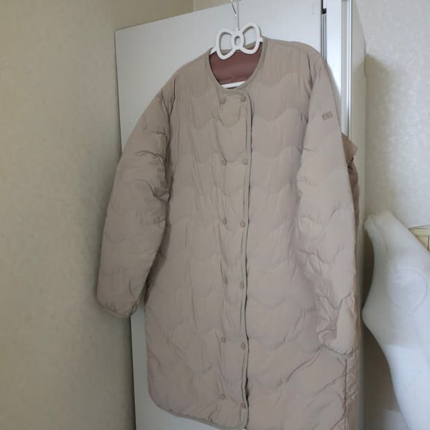 코오롱 퀼팅 구스다운 경량 패딩