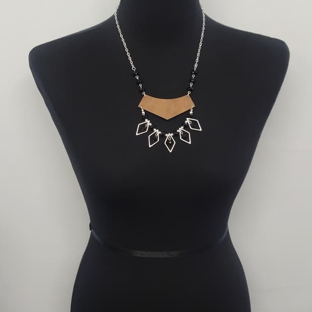 우드 빈티지목걸이