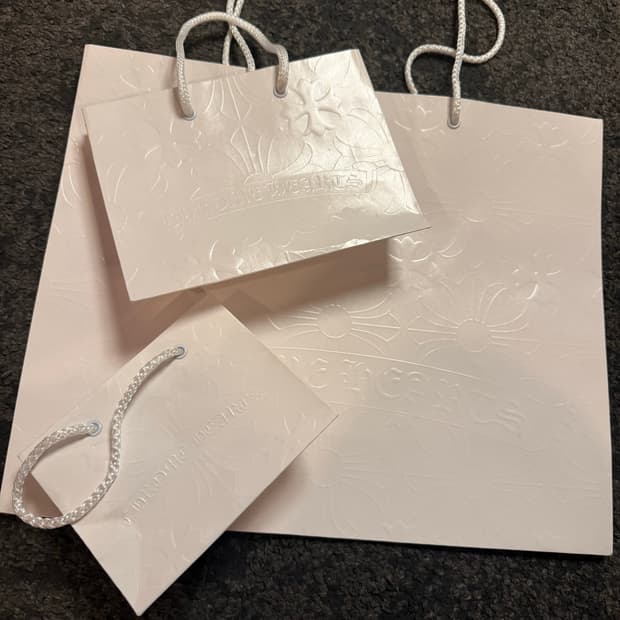 정품 크롬하츠 연말쇼핑백