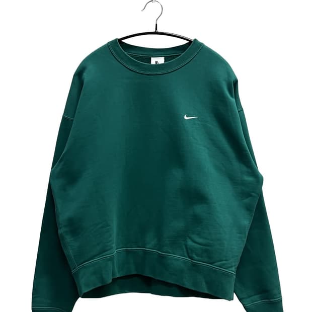 (L) 나이키 NRG 솔로 스우시 크루 플리스 미스틱 그린