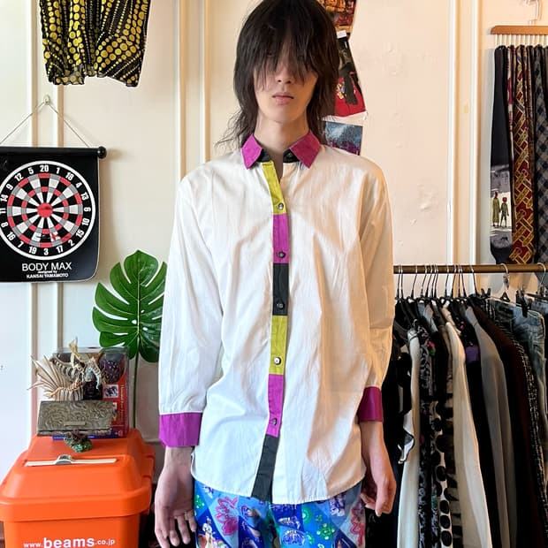JUNKO KOSHINO Old Color Block Shirt