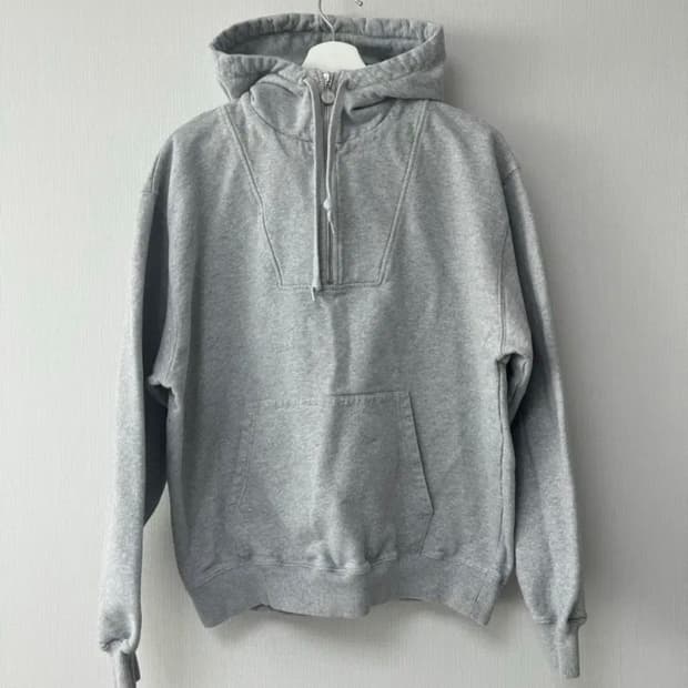 폴라스케이트 그레이 후드티