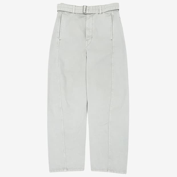 르메르 / 트위스티드 벨티드 팬츠 스노우그레이 / S