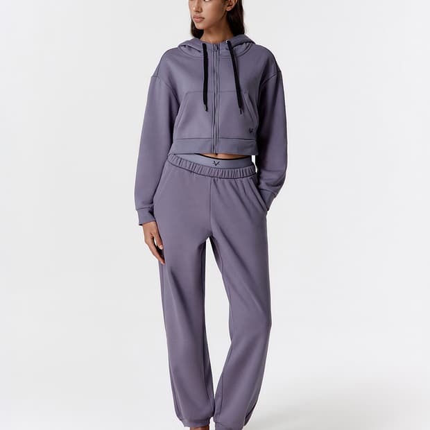 (새상품)베리시 웜터치 후드집업 조거팬츠 세트