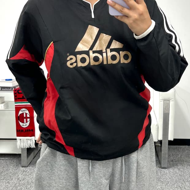 아디다스 00s 올드스쿨 빅로고 웜업 L